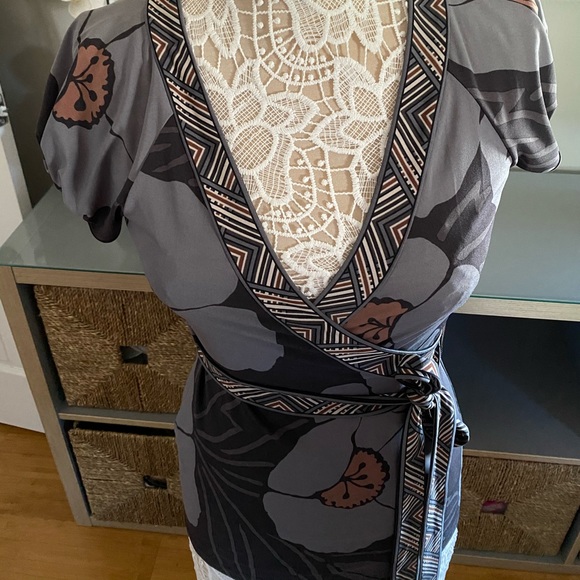 BCBGMAXAZRIA Jersey Wrap Top “Small” - Picture 14 of 14